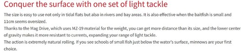 Leurre Zipbaits ZBL System Minnow 9F Tidal Flottant – Pêche En Mer – Neuf