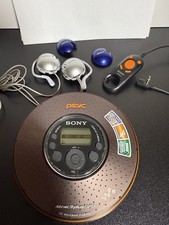 Sony D-NE320 CD Walkman Purple Atrac3plus MP3 Psyc G-Protection CD-R/RW Tested