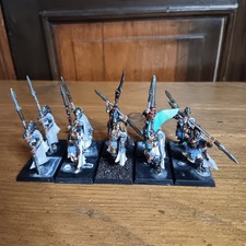 Warhammer Il Vecchio Mondo Battaglia Legno Elfo Guardia Eterna x10 Inc Comando Completo Metallo