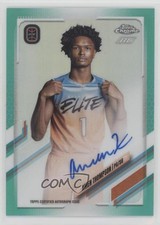 2021-22 Chrome OTE Overtime Elite Aqua Refractor 15/99 Amen Thompson Auto 00rs