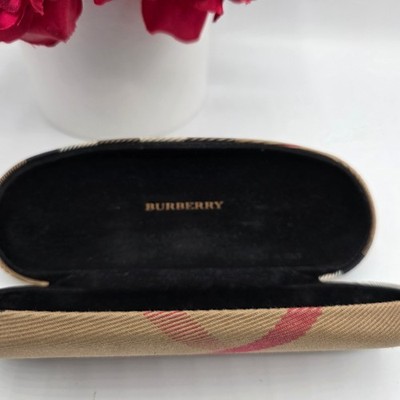 Burberry Nova Check Hard Sunglasses Eyeglasses Case Beige  display picture 3