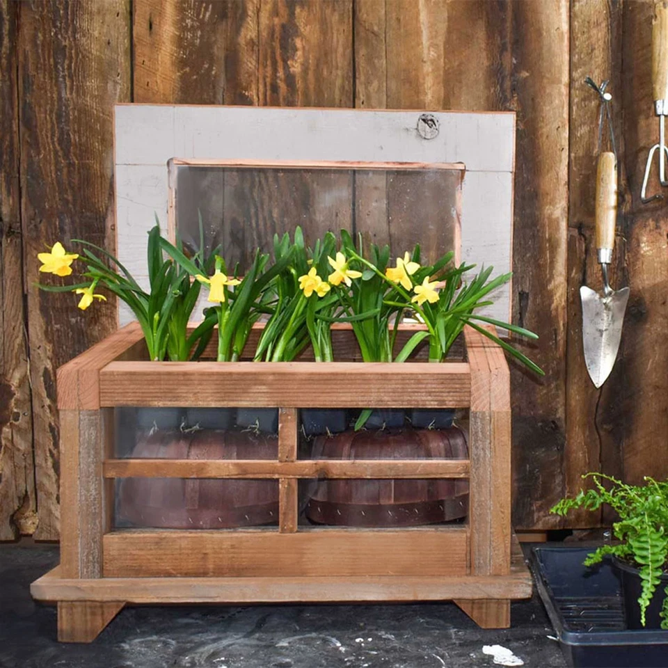 Outdoor Gardening Planter Box and Storage Cabinet for Your Tools, Redwood - Image 2 of 4