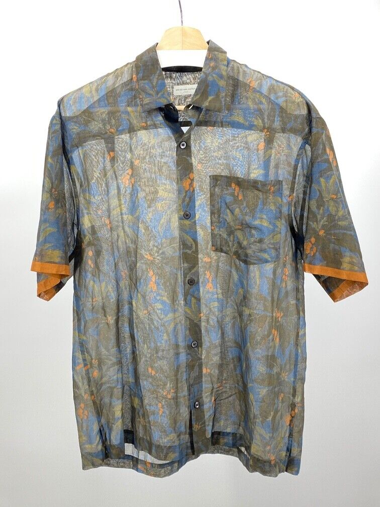Dries Van Noten Sheer Cotton Floral Shirt size S | eBay Dries Van Noten Sheer Cotton Floral Shirt size S | eBay