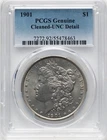 1901 Morgan Dollar - PCGS UNC Details - RARE KEY DATE WITH MARK FREE SURFACES!