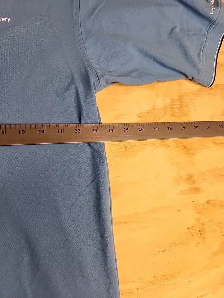 TXU Electric Delivery Logo Light Blue Polo Shirt Mens XL - Изображение 3 из 4