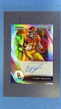 2021 Prizm Draft TYLER VAUGHNS RC Auto Silver South Carolina Trojans @QY01