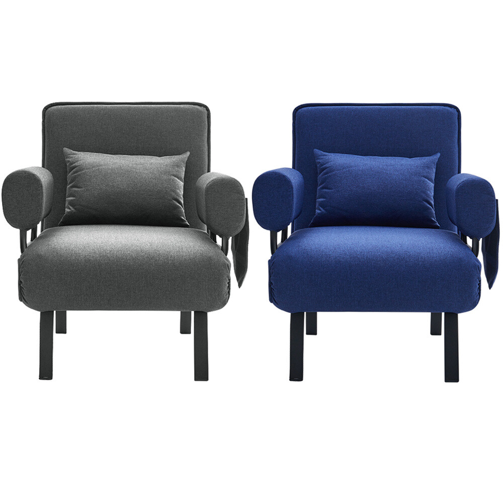 Folding Single Sofa Bed Recliner Chair Bed Foldable Sleeper Futon