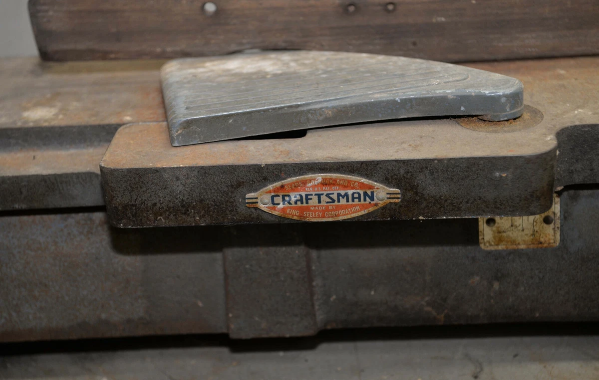 Craftsman 103.21820 planer jointer vintage woodworking machine collectible J4