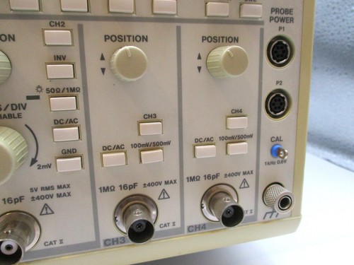 Osciloscopio KENWOOD CS-6250 250 MHz 4 canales sondas (2 x 100 MHz) radio restaurada - Imagen 14 de 24