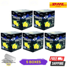 5 X Himalaya Salt Sport Mint Candy Extra Cool Lemon Flavor 12 pack per box