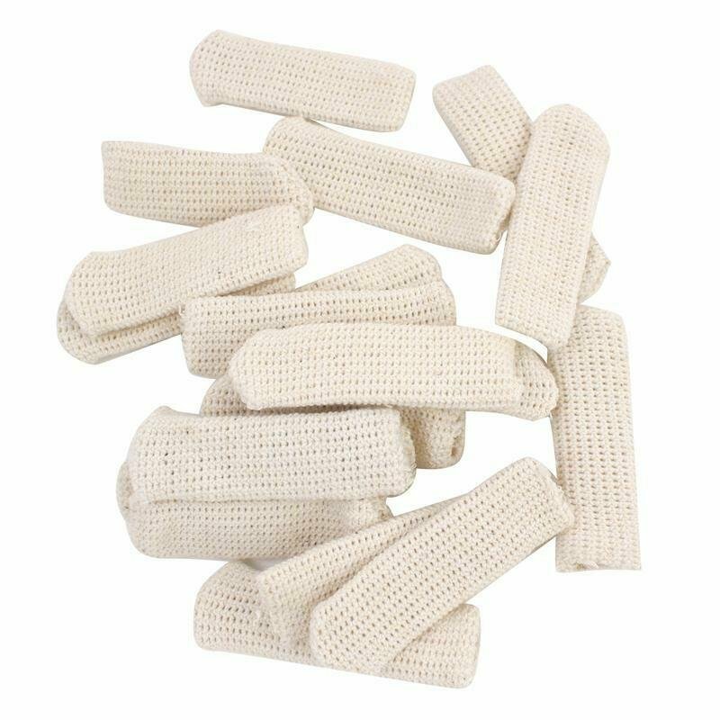ELASTIC COTTON FINGER GUARDS JEWELRY HANDLING JEWELERS PROTECTION 20 PACK