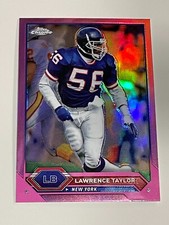 2023 Topps Composite Football Chrome Pink Refractor - Lawrence Taylor - Giants