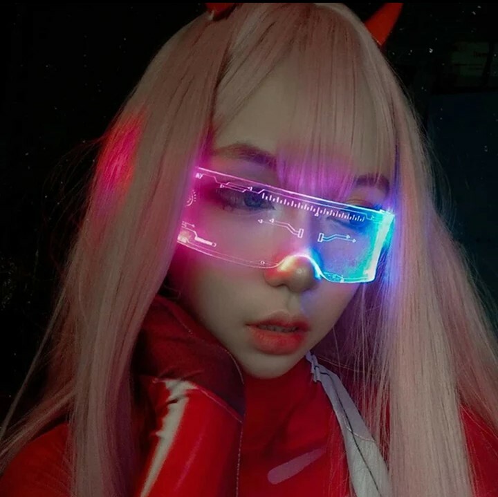 LED Sunglasses for Men & Women - Light-Up Aviator Style Shades