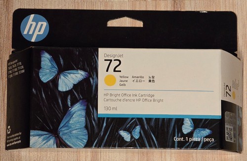 HP 72 Gelb 130 ml Original Druckerpatrone C9373A - MHD Juli 2027 - NEU
