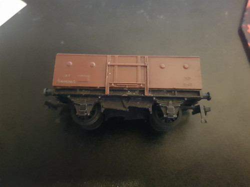 Spur O Hornby Dublo 4640 2/3 Schienen BR 13T Stahl offener Waggon B486865 | Condition: Used