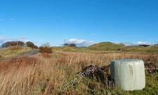 Photo 6x4 Isolated Big Bale Gabroc Hill Adjacent to the minor road betwee c2011
