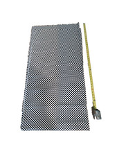 Checkered Flag Fabric New Black white check Cotton 2.5 yards x 45" not washed