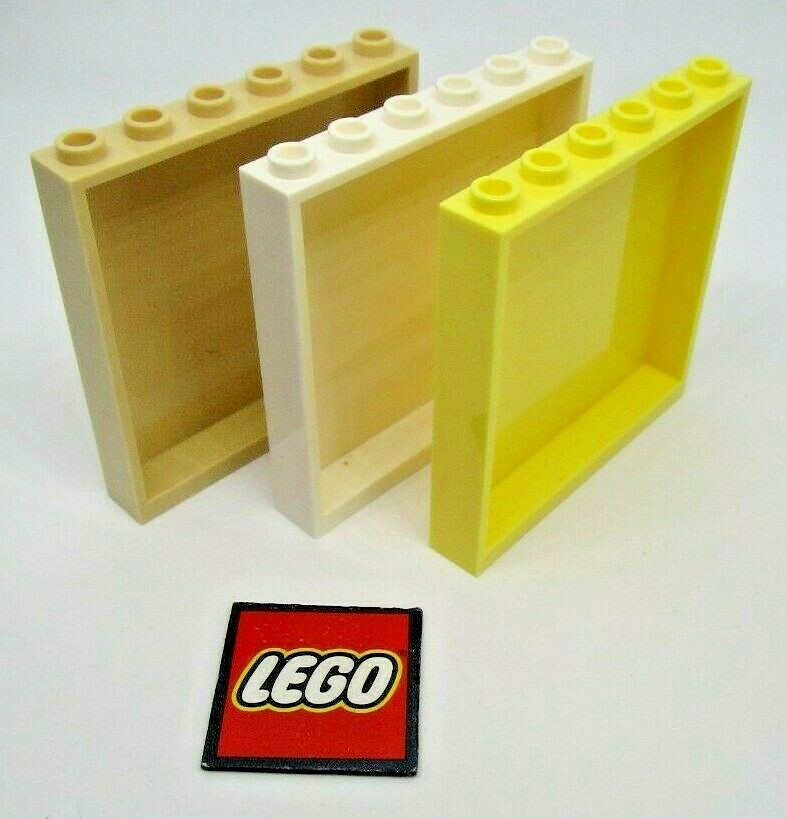 LEGO WALL PANEL BRICKS 1x6x5 (Pack of 2) Design ID 35286 59349