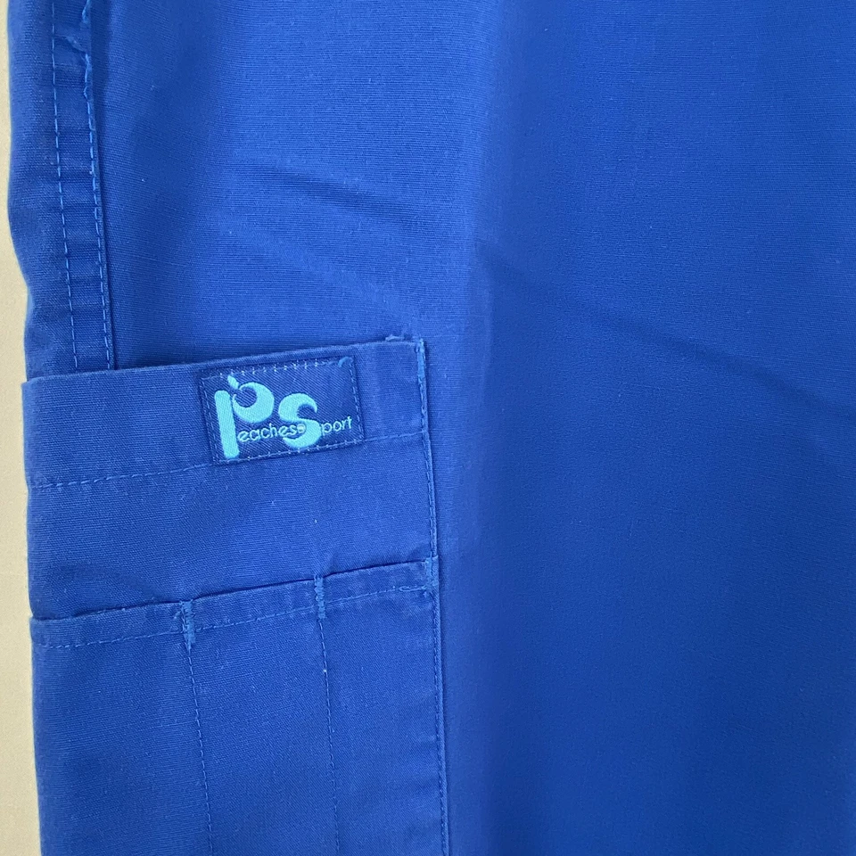 Pantalones Médicos Deportivos Peaches Para Mujer Talla Grande Azul Cuidado de la Salud Comodidad Médica Foto 2 de 4