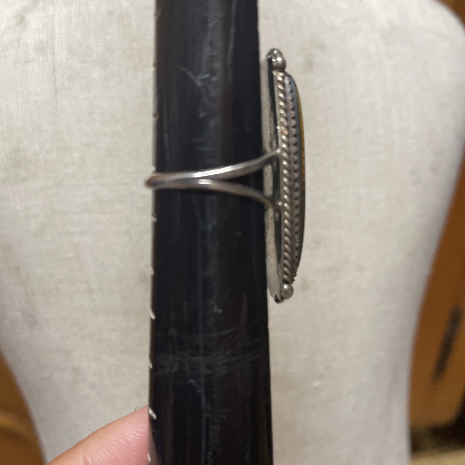 Sterling Silver Ring With Abalone Shell - image 3