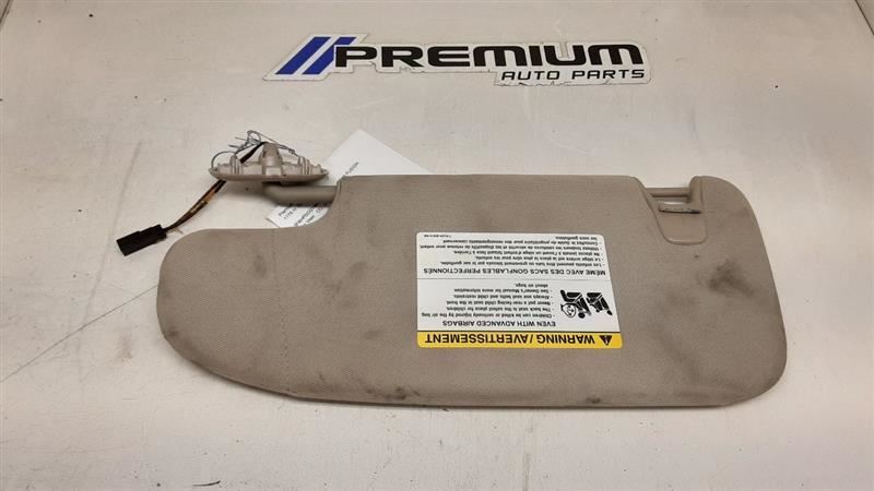 Passenger Right Sun Visor With Illumination Fits 10-12 FUSION