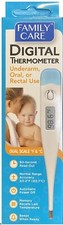 Digital Thermometer Underarm, Oral, or Rectal Use