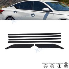 6x Matte Black Pre-cut Uv Protect Vinyl Window Sticker For Nissan Altima 19-25