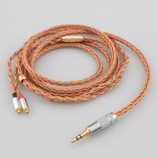 4.4/2.5/3.5mm XLR Balanced 16 Core 99 7N OCC Earphone Headphone upgraded Cable