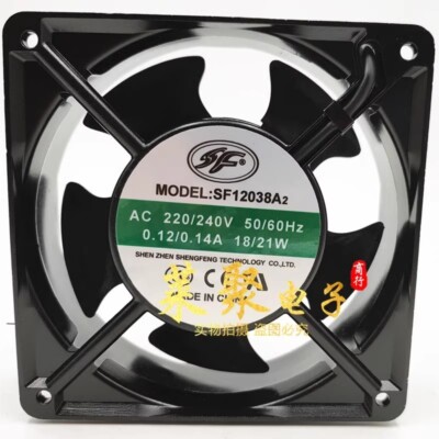 Ventola Di Raffreddamento SHENG FENG SF12038A2 12cm 220-240V 18/21W Per Apparecchiature Elettroniche