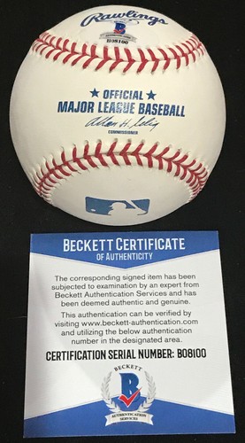 BOBBY BROWN YANKEES 4X World Series Champion SIGNED AUTOGRAPHED BALL BAS BECKETT - Picture 2 of 2