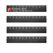 48" Fish Measuring Decal - High Quality Waterproof Decal Easy to Apply USA Made