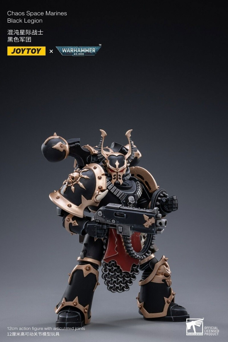 Figurita Warhammer 40k Actionfigur Chaos Space Marines Black Legion C