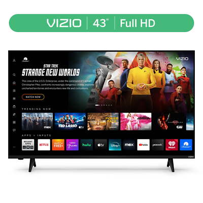 #ad NEW VIZIO 43 inch Class Full HD 1080P LED Smart TV Game Ready Bluetooth $160.00