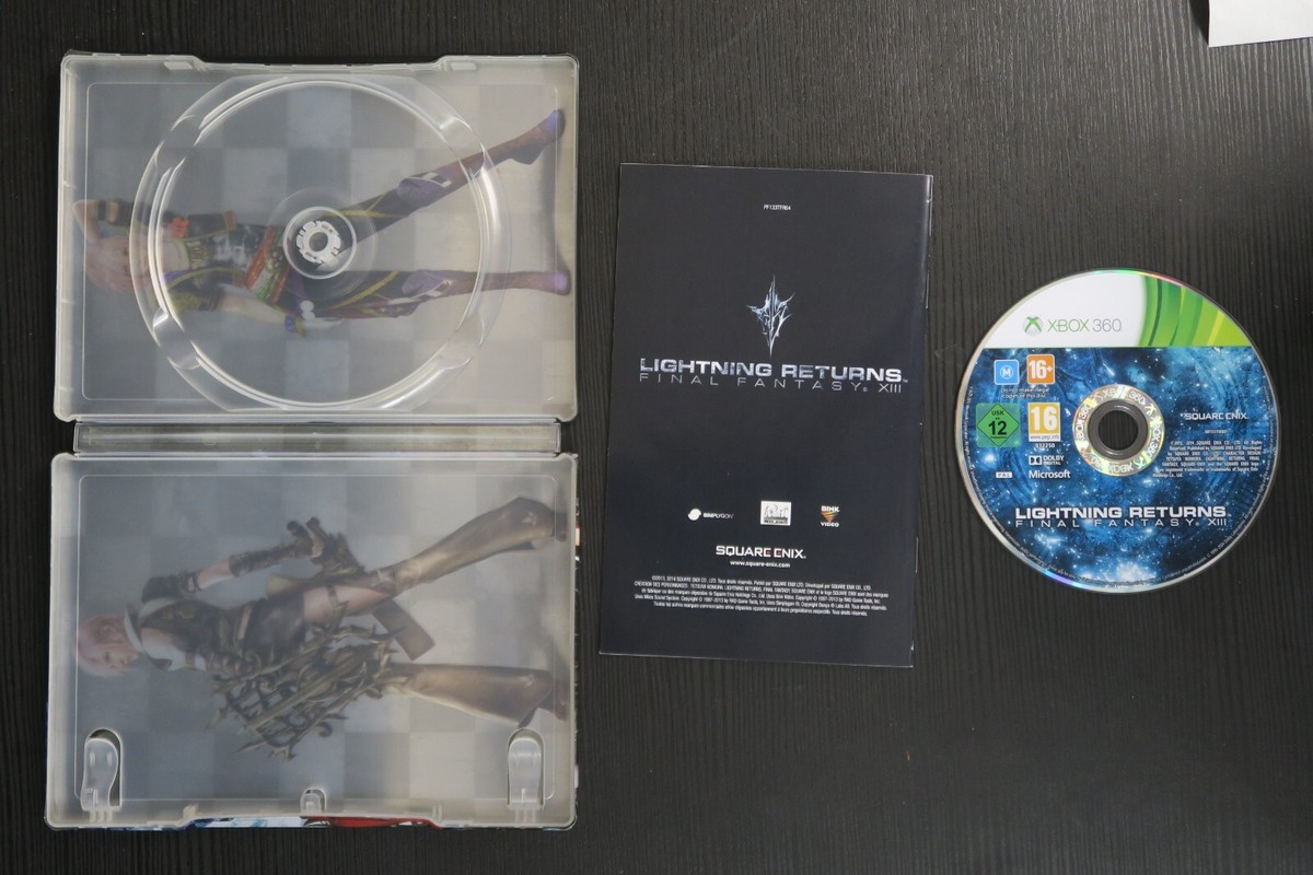 FINAL FANTASY XIII LIGHTNING RETURNS STEELBOOK XBOX 360° NEUF