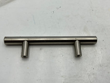 Brushed Nickel Modern Kitchen Cabinet Handle Pull Hardware Stainless Steel