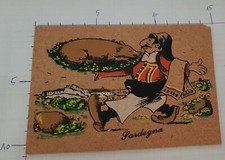 CARTOLINA IN SUGHERO – PAESAGGIO SARDO – VULPES CALANGIANUS (SS) 