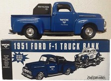 1995 ETRL Wix Filters 1951 Ford F-1 Truck Die Cast Coin Bank 1:25 Scale 1785