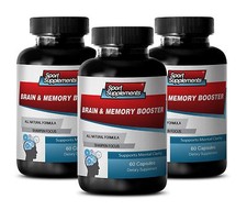 Brain Health - Brain  Memory Booster 777mg - Focus Brain Factor Pills 3B