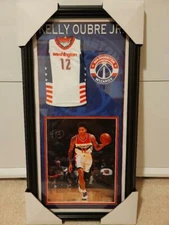 Washington Wizards KELLY OUBRE JR. Autograph Picture Jersey Frame AMEX STH Gift