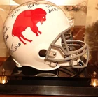 OJ Simpson Full Size Buffalo Bills Autograph Helmet With 8 Inscriptions JSA COA