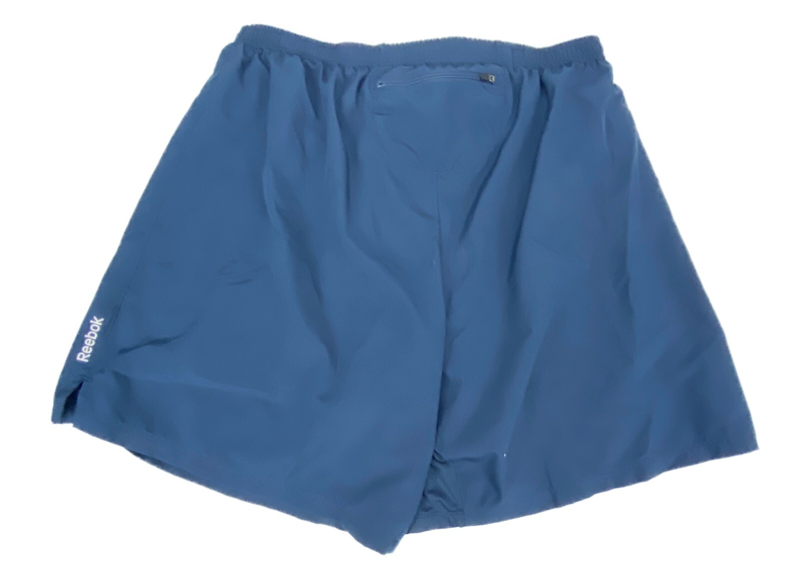 Mens XL Reebok Shorts with Liner Navy Blue Pockets Drawstring Elastic Waist thumbnail 2