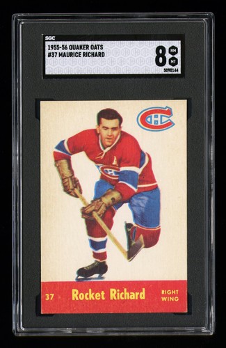 Rocket Richard #37 1955 Parkhurst Quaker Oats card