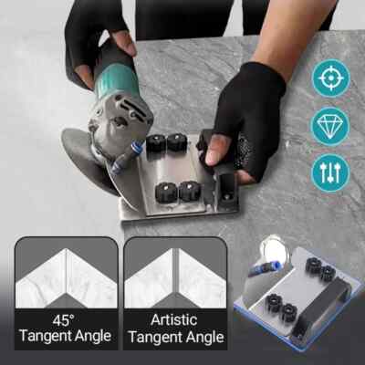 Angle Grinder Stand for Tile 45° Chamfer Cutting Metal Ceramic Portable Support