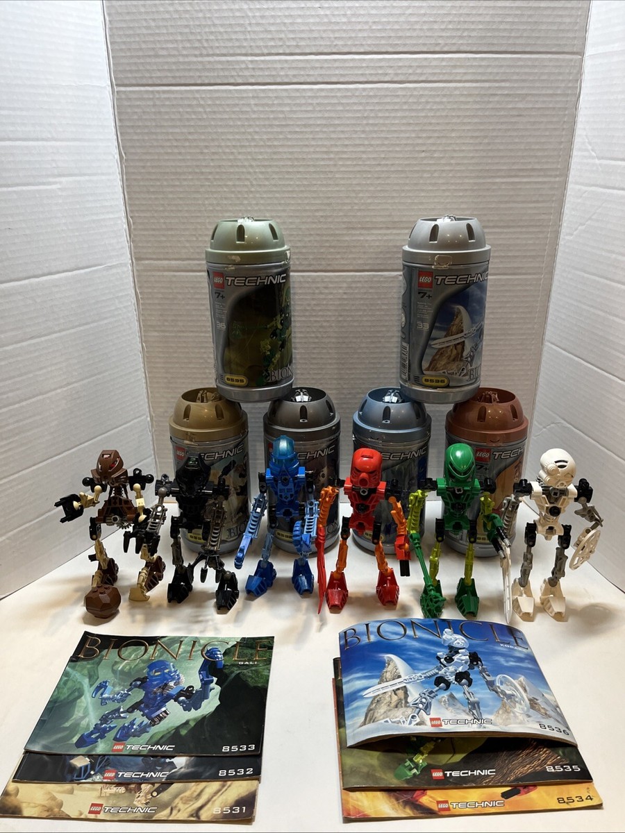 Lego Bionicle Toa Mata Set Of 6, 8531-8536 Instructions