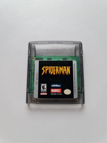 Spider-Man (Nintendo Game Boy Color, 2000) Cartridge GBC Tested Authentic CLEAN