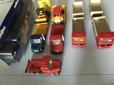 1:87 siku LKW MAN Mercedes Volvo Scania Tieflader Raupe Walze Fulda Reifen