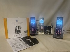 AT T 3 Handset Cordless Answering System W/Caller ID  Call Waiting Working