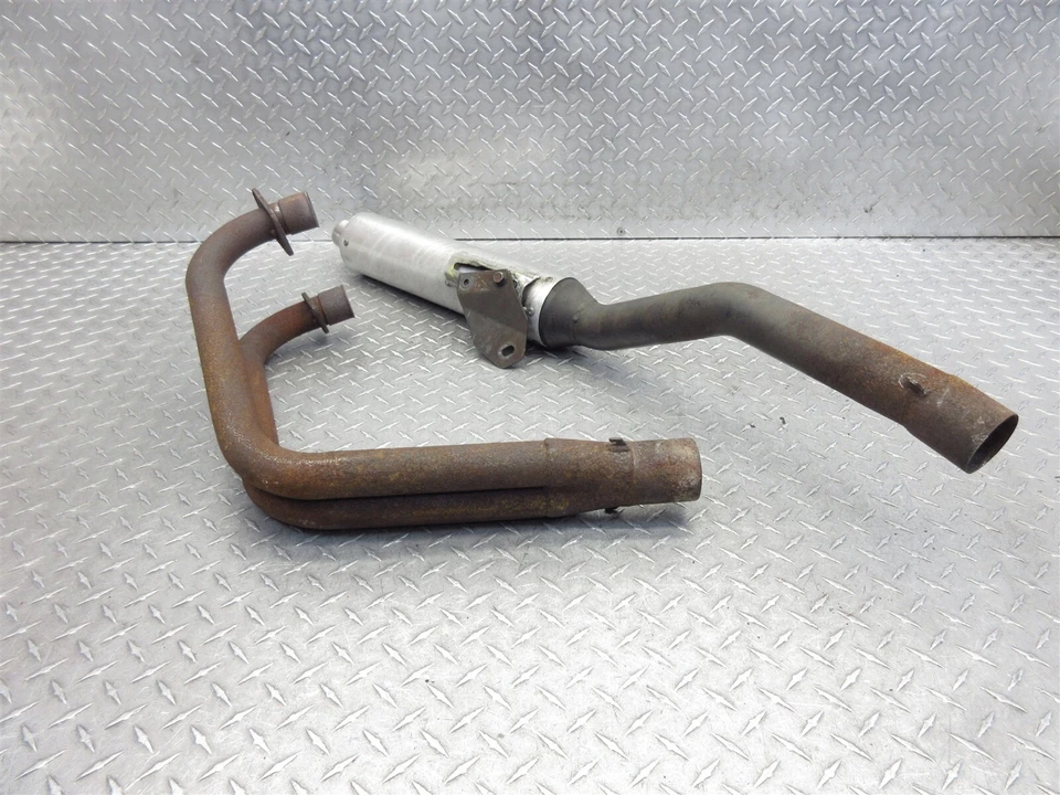 89-00 Suzuki GS500 GS500E 1997 Vance & Hines silenciador de escape colector de cabezal Foto 2 de 4