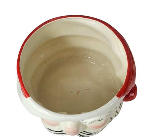 Vtg 1950s Mallory Jamar Ceramic Christmas Santa Claus Punch Bowl 12 Mugs Ladle - Picture 14 of 24