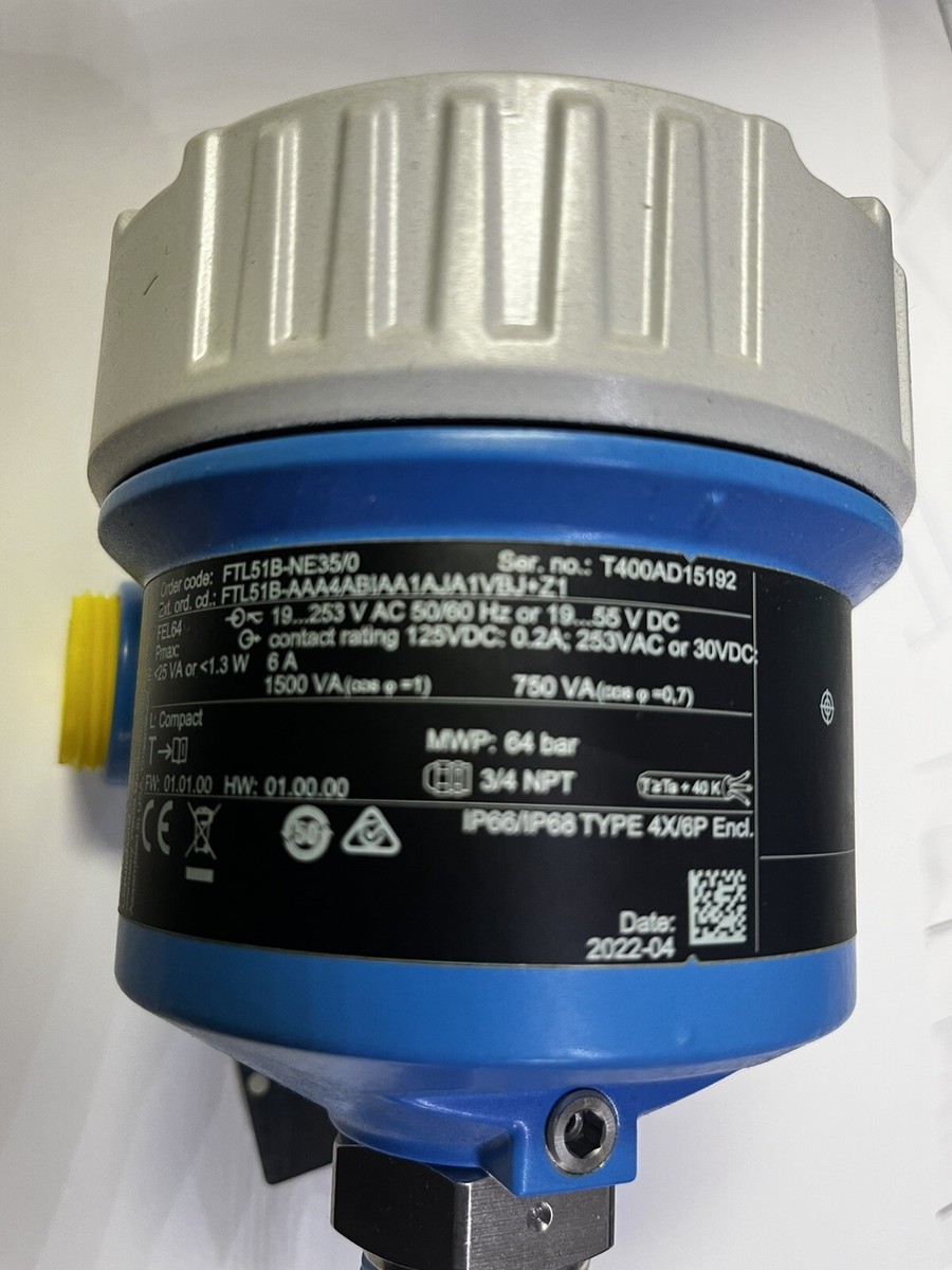 endress hauser Liquiphant FTL51B-NE35/0 Level Detector ￼ | eBay